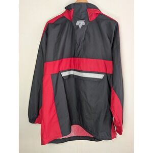 Nelson Rigg PJ100 Black Red Waterproof Biker Jacket Mens XXL Hooded Retro